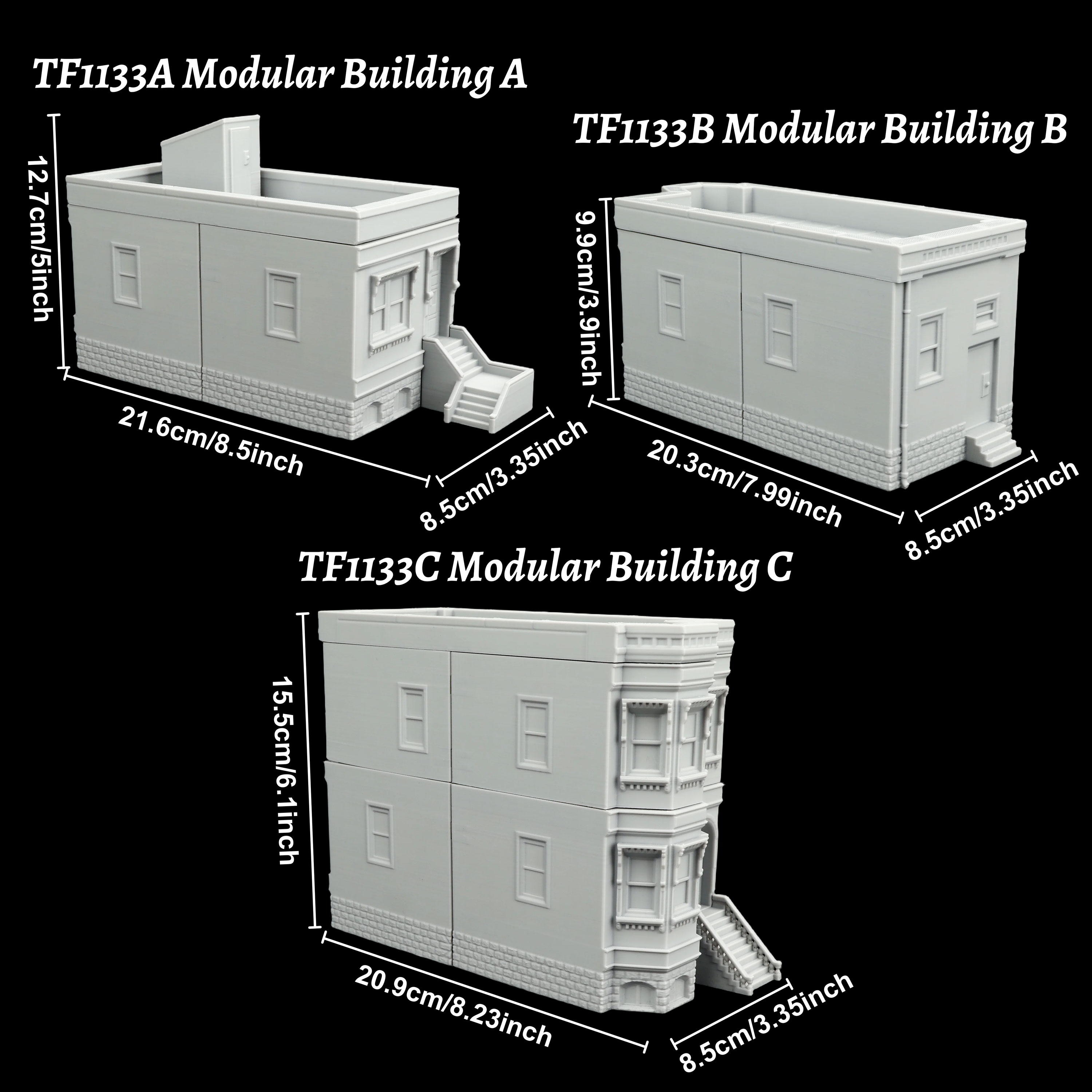 Miniature Modular Buildings Se - огляд і ціна Miniature Terrain Set
