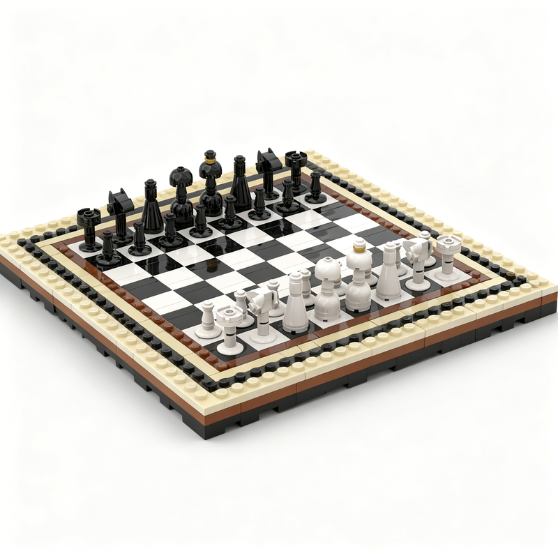 417pcs MOC Chess Board Game Ga - огляд і ціна Board Game Jumanji
