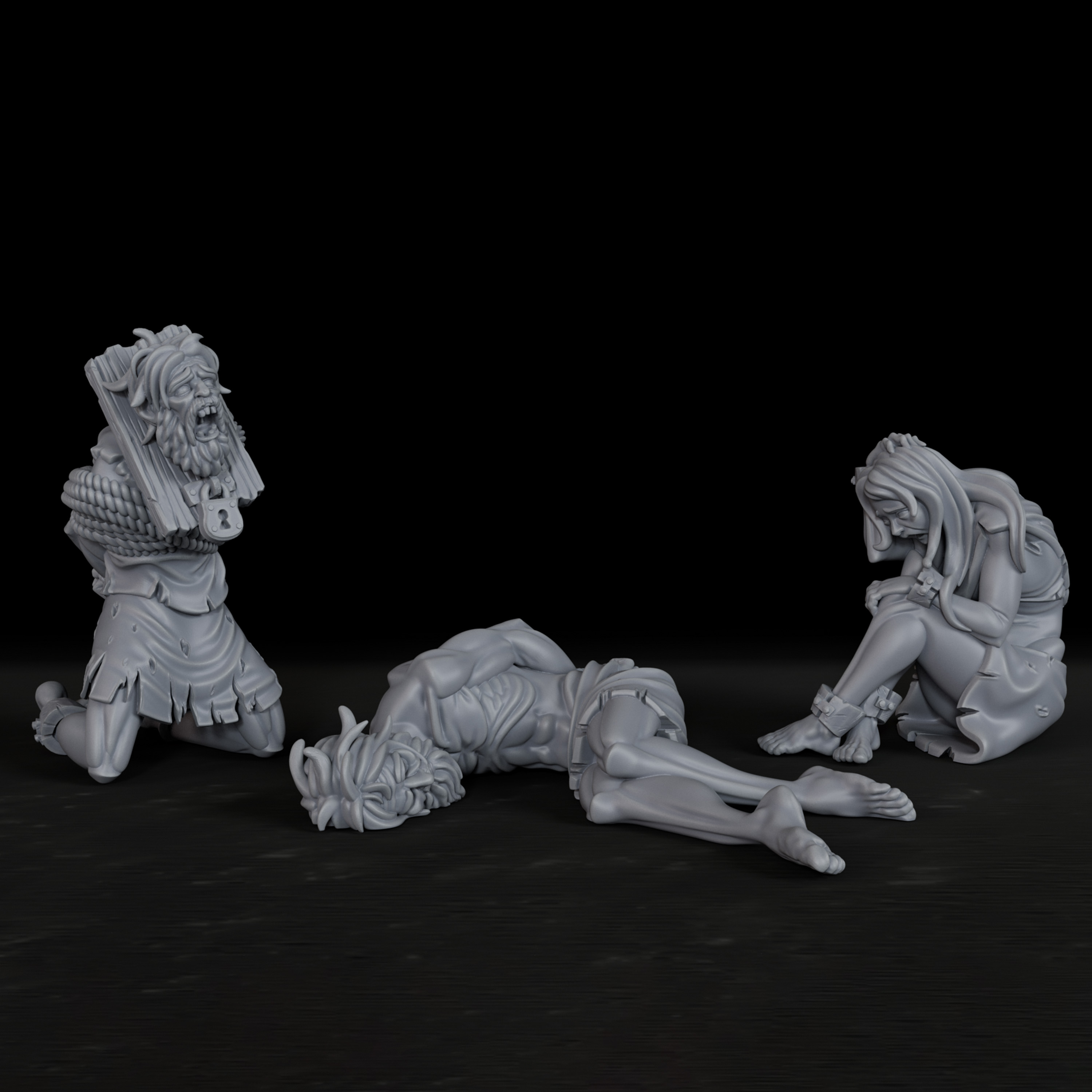 Dungeon Prisoners RPG Miniatur - огляд і ціна Miniature Terrain Set