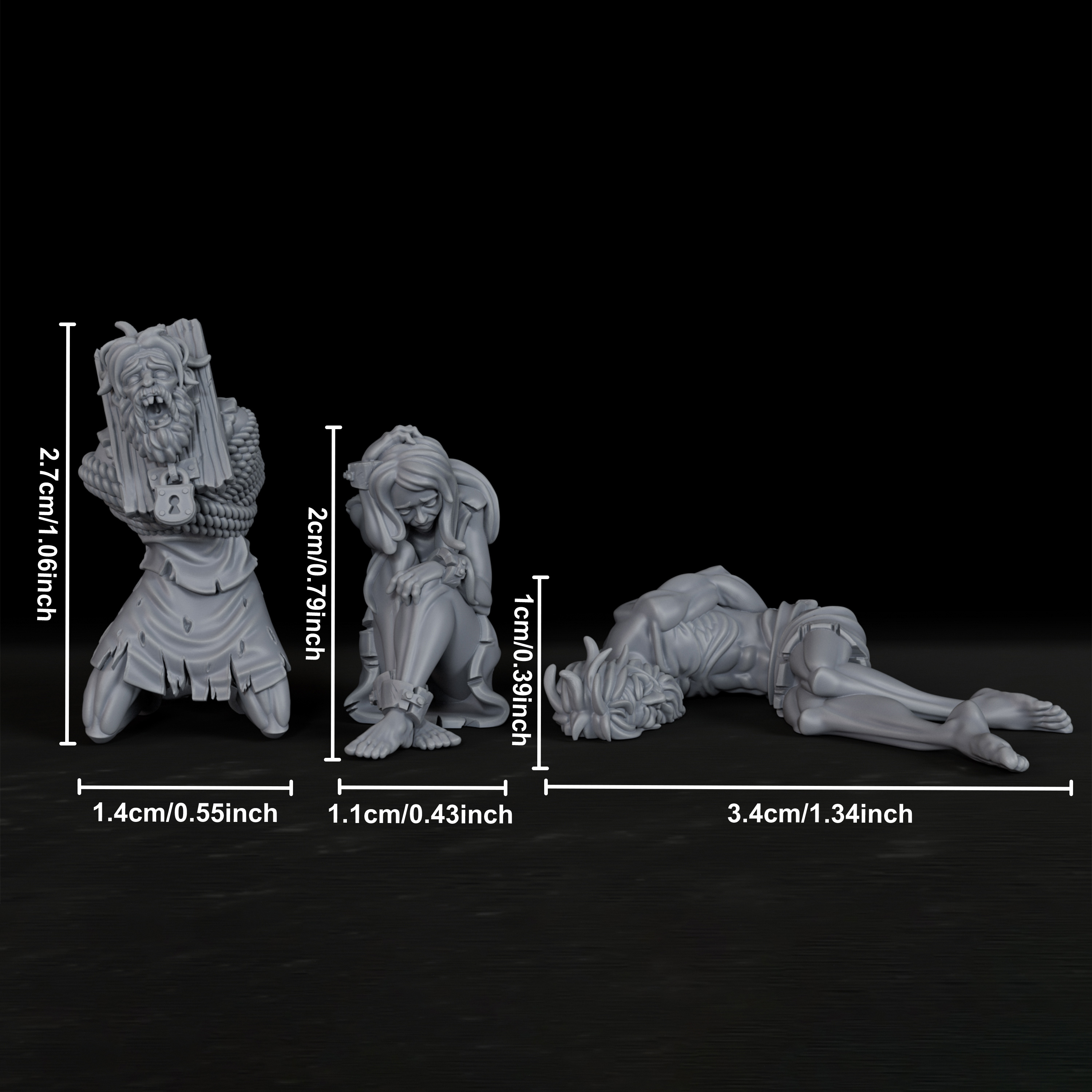 Dungeon Prisoners RPG Miniatur - огляд і ціна Miniature Terrain Set