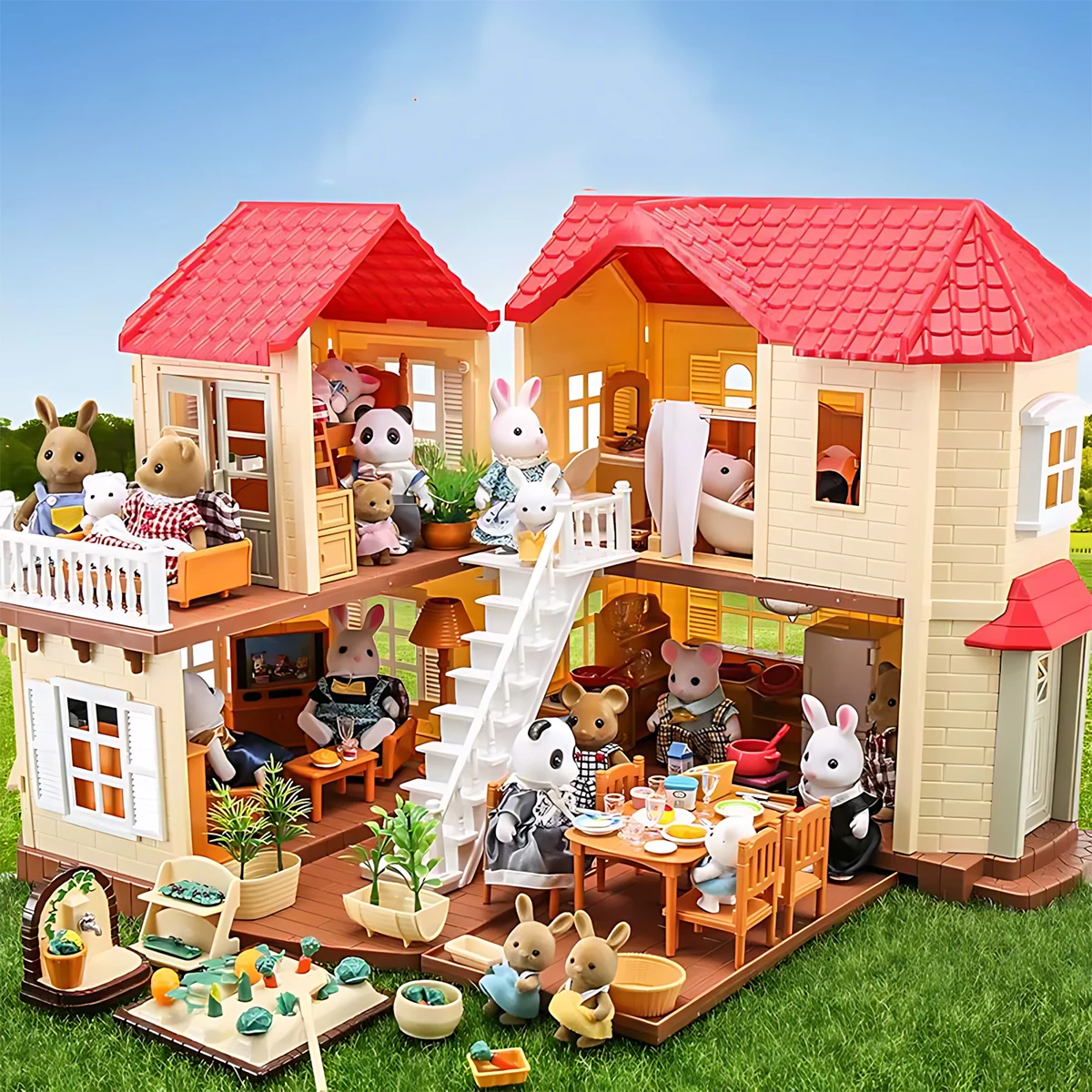 Miniature Furniture 1:12 Dollh - огляд і ціна Miniature Terrain Set