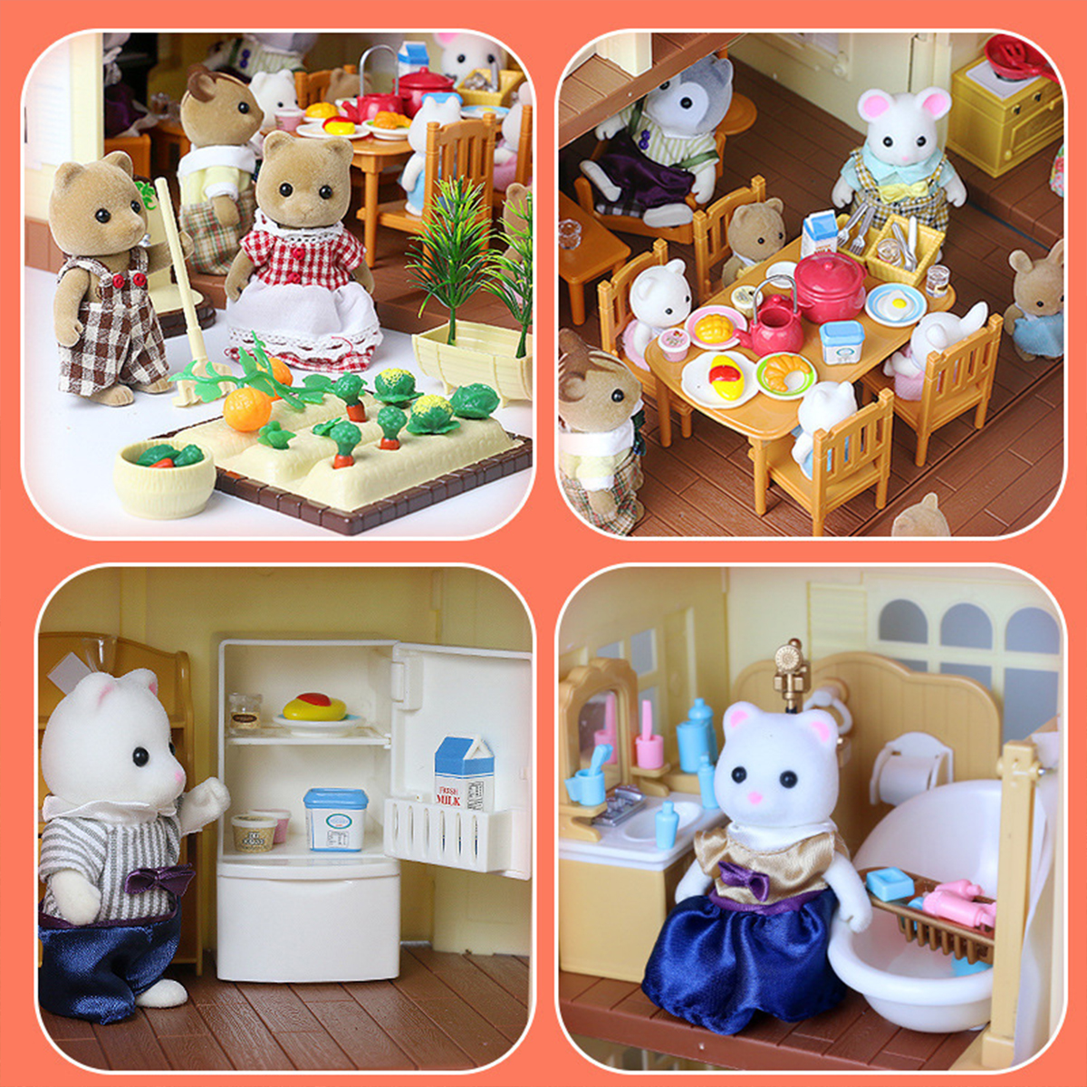 Miniature Furniture 1:12 Dollh - огляд і ціна Miniature Terrain Set