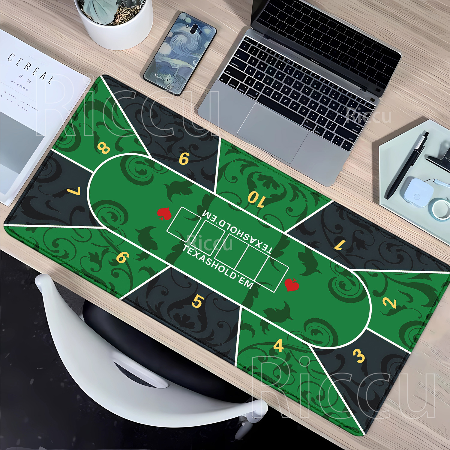 Mousepad Texas Hold’em poker R - огляд і ціна Board Game Print