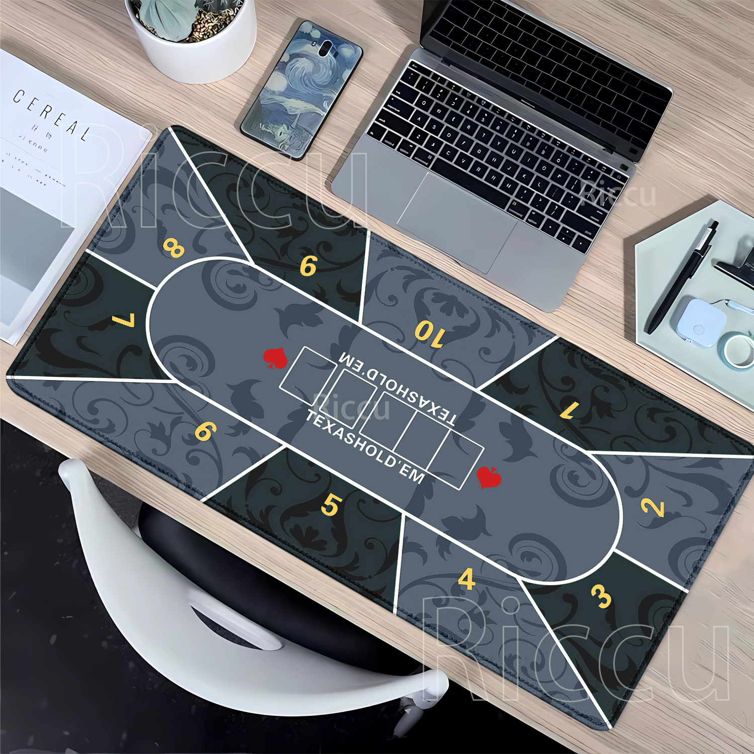 Mousepad Texas Hold’em poker R - огляд і ціна Board Game Print